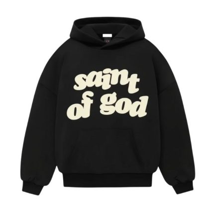 Black Fear of God x Saint Mxxxxxx Saint of God Hoodie