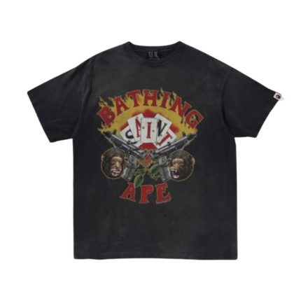 Bape x Saint Mxxxxxx Guns Tee
