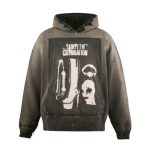 Saint Michael graphic hoodie
