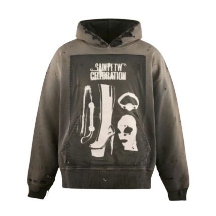 Saint Michael graphic hoodie