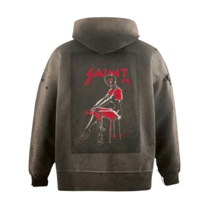 Saint Michael graphic hoodie