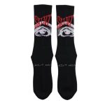 Saint Mxxxxxx Eye Socks Black