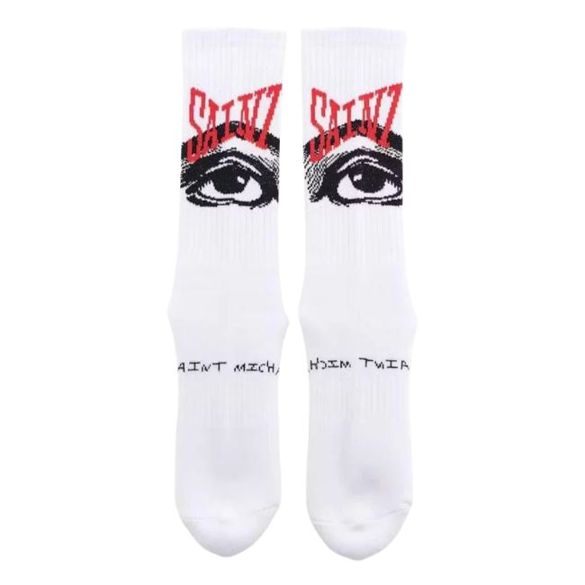 Saint Mxxxxxx Eye Socks White Saint Mxxxxxx Eye Socks White