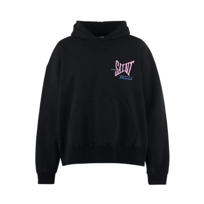 Black SAINT Mxxxxxx Ribon Saint Hoodie Black SAINT Mxxxxxx Ribon Saint Hoodie