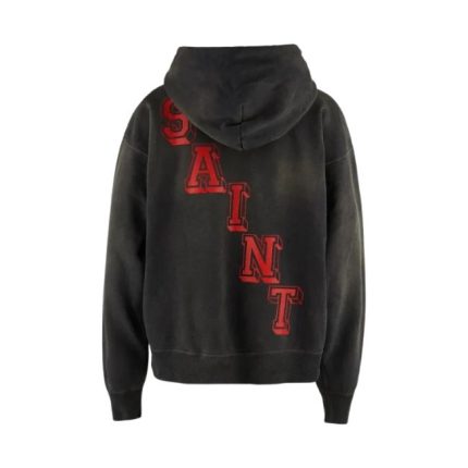 Saint Mxxxxxx Angel Black Hoodie