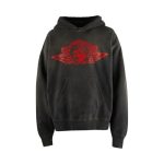 Saint Mxxxxxx Angel Black Hoodie