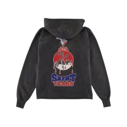 Saint Mxxxxxx x Denim Tears Holy Grail Hoodie Vintage Black