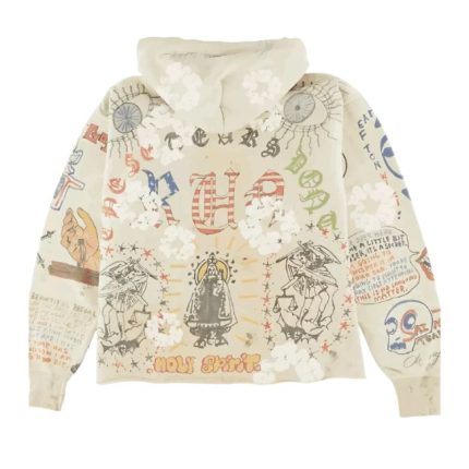 Grey Saint Mxx Denim Tears Graffiti Hoodie