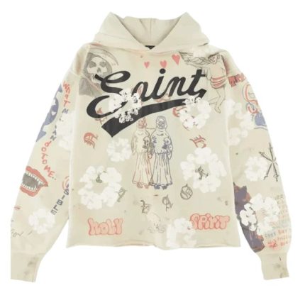 Grey Saint Mxx Denim Tears Graffiti Hoodie