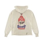 Saint Mxxxxxx x Denim Tears Holy Grail Hoodie Vintage Grey