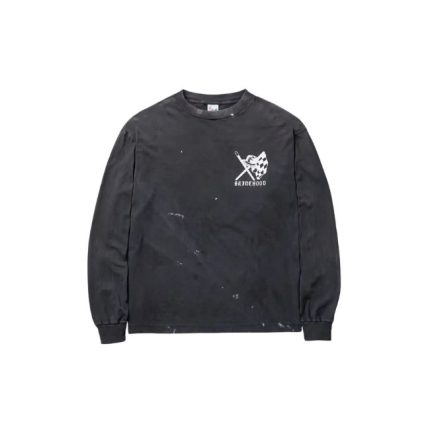 Gray Saint Mxxxxxx x NEIGHBORHOOD Speed Kills Long Sleeves Tee