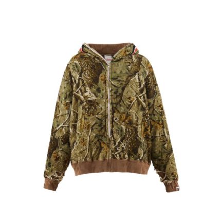 ST MICHAEL BAPE ZIP-UP HOODIE