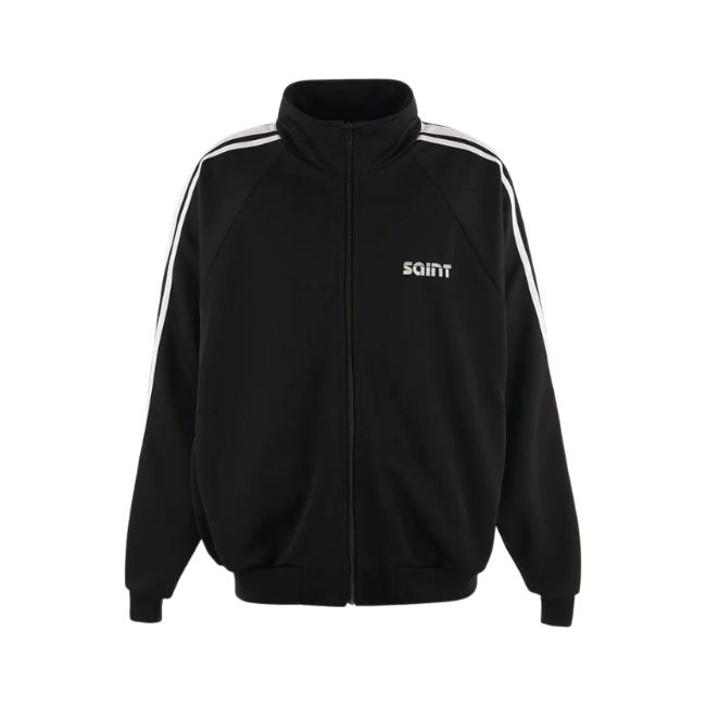 Saint Mxxxxxx Track Black Hoodie Saint Mxxxxxx Track Black Hoodie