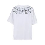 White Saint Michaels Money-Print Cotton Tee