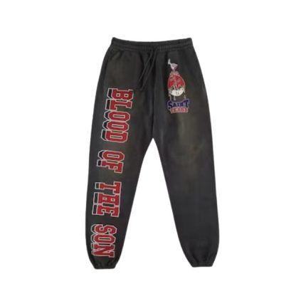 Saint Mxxxxxx x Denim Tears Holy Grail Sweatpants Vintage Black