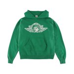 Saint Mxxxxxx Angel Hoodie Vintage Green